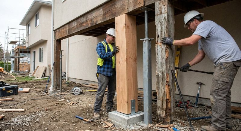Support Column Replacement in Wilmington, NC