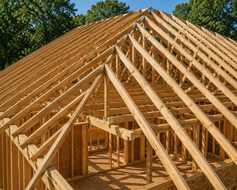 Attic Framing in Conroe, TX
