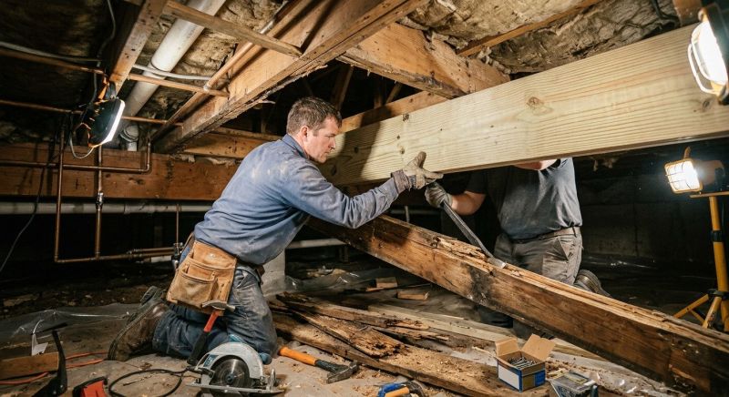 Ceiling Joist Repair in Conroe, TX