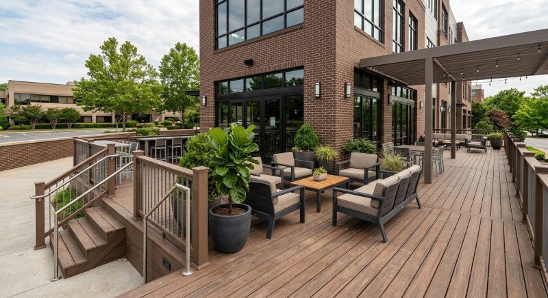Commercial Deck Installation in Worcester, MA