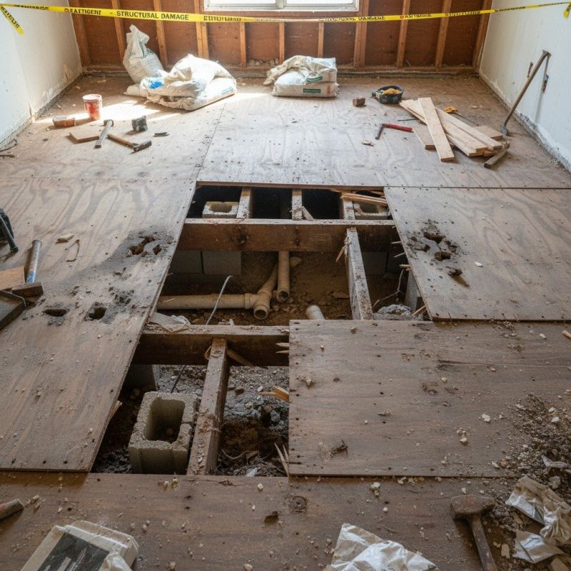 Floor Framing Replacement in Kansas City, KS