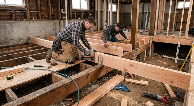 Floor Joists Repair in Kansas City, KS