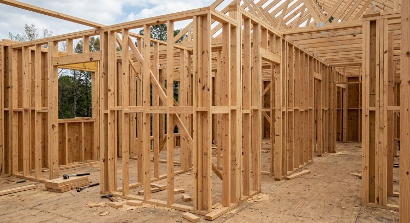 House Addition Framing in Conroe, TX