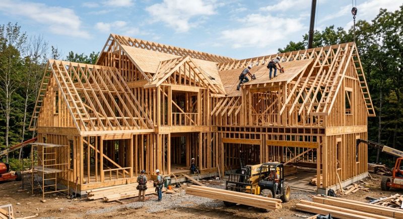 Structure Framing in Kansas City, KS