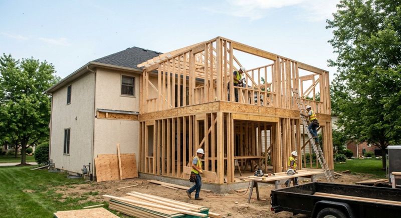 Wood Framing Construction in Kansas City, KS